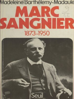 cover image of Marc Sangnier, 1873-1950